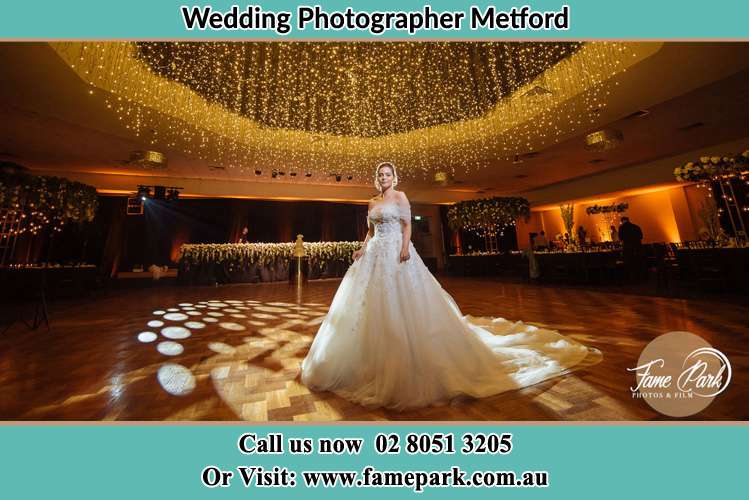 Photo of the Bride at the dancing floor Metford