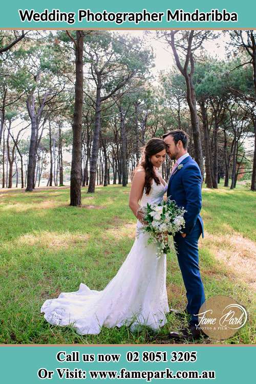 Photo of the Bride and the Groom at the yard Mindaribba